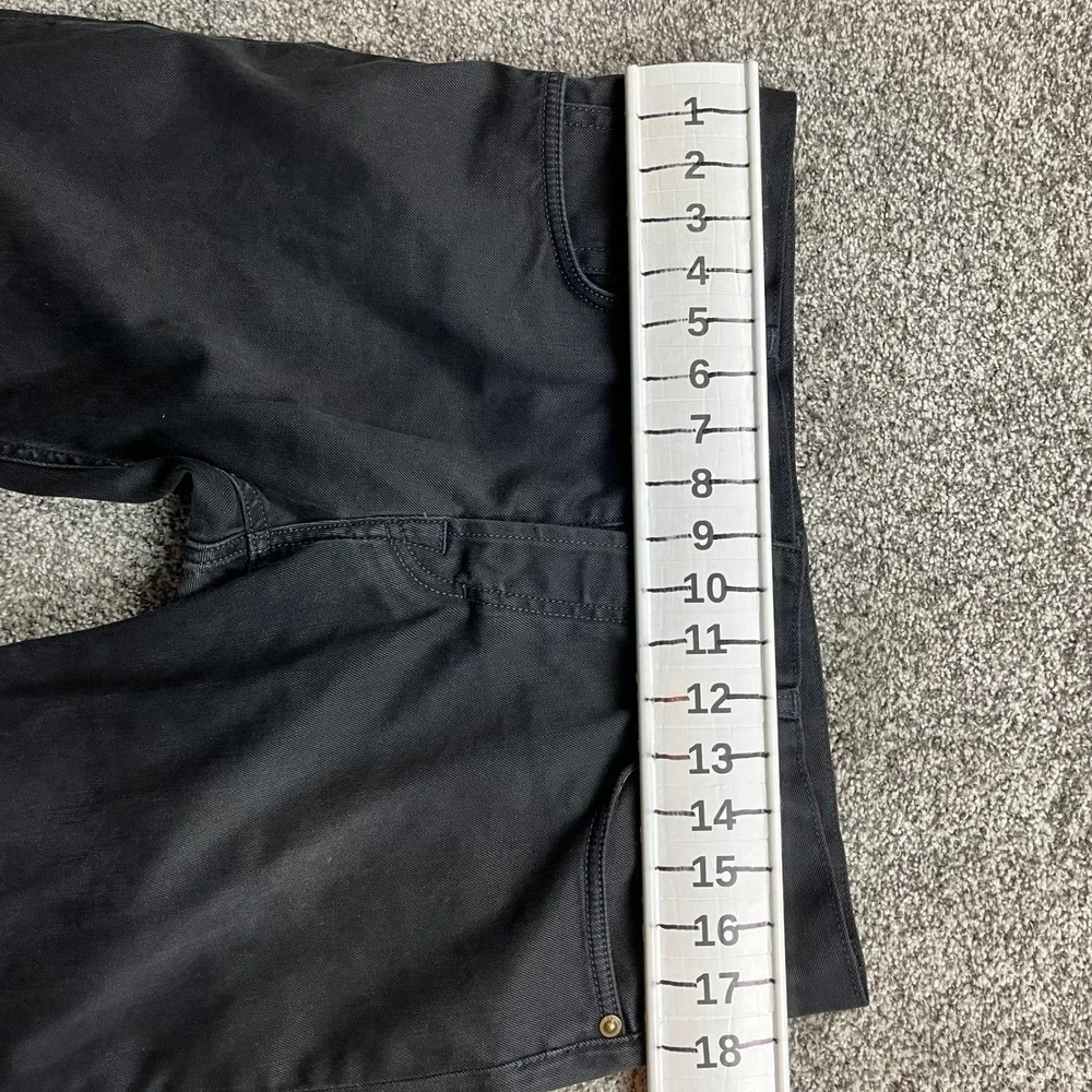 gstar jeans Mens 34X29 Black Straight Fit Denim button fly elwood